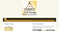 Desktop Screenshot of darfoundation.com