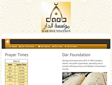 Tablet Screenshot of darfoundation.com